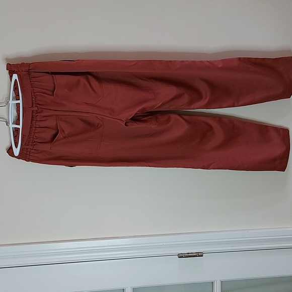 Abercrombie & Fitch rust high waist pant sz. M - Picture 4 of 6